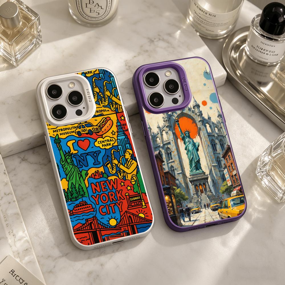 Phone Cases Nyc - C-Cartoon NYC Phone Case For iPhone