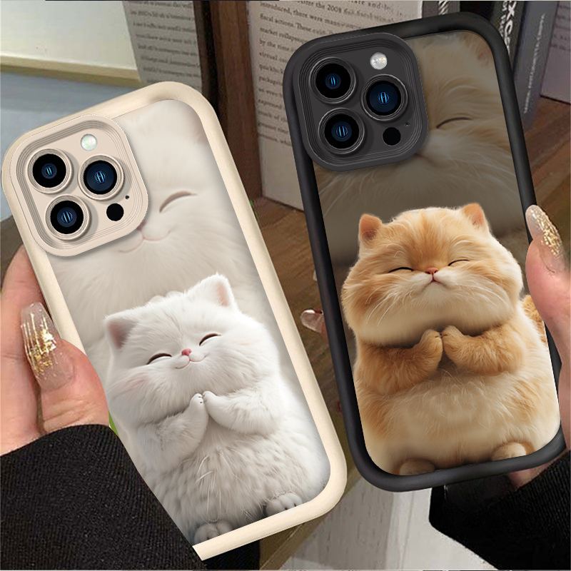 Phone Cases Cat - Cute Funny Fat Cat Phone Case