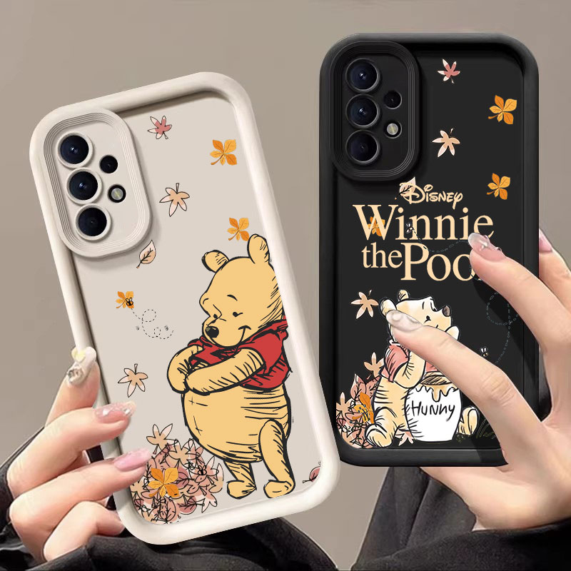 Phone Cases Samsung - Autumn Winnie The Pooh Leaves Case