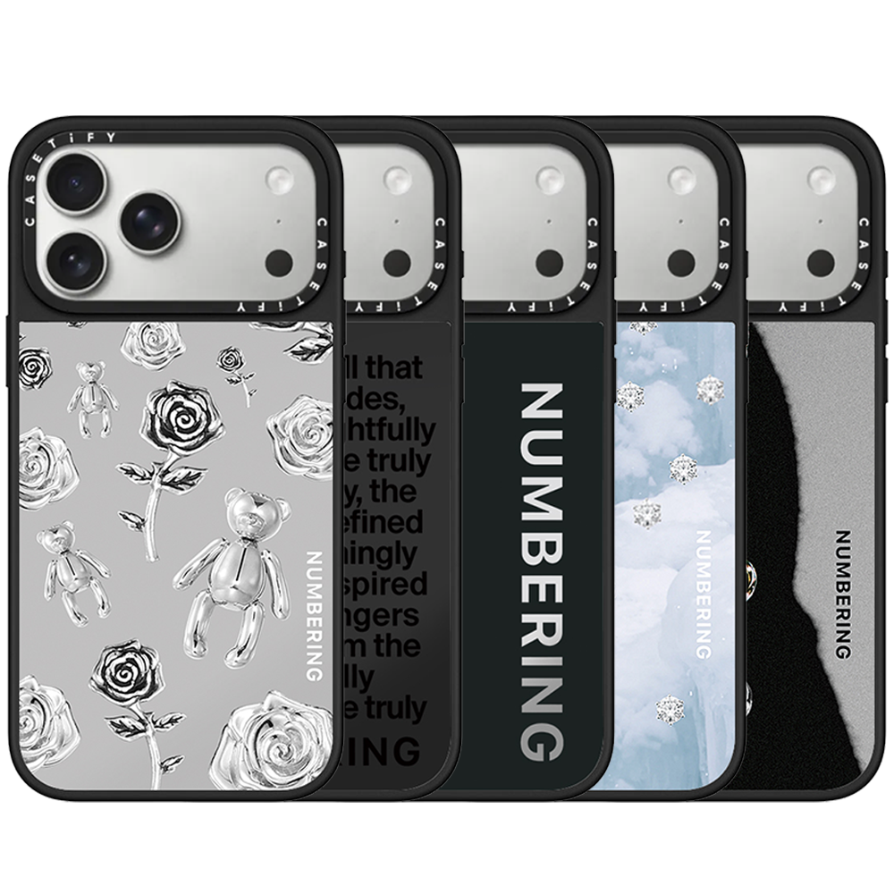 Phone Cases Brand - CASETiFY Co-brand NUMBERING Jewelry Collection Magnetic
