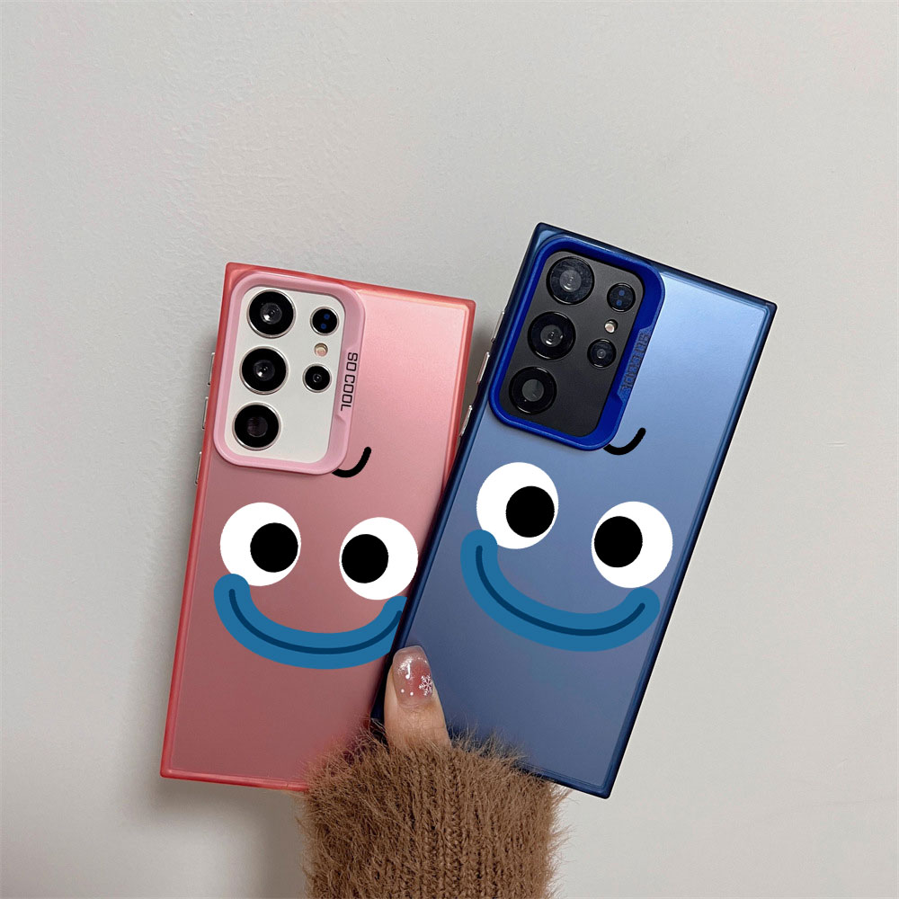 Phone Cases For Samsung S21 5G - Concise Smiling Face Pattern Phone Case