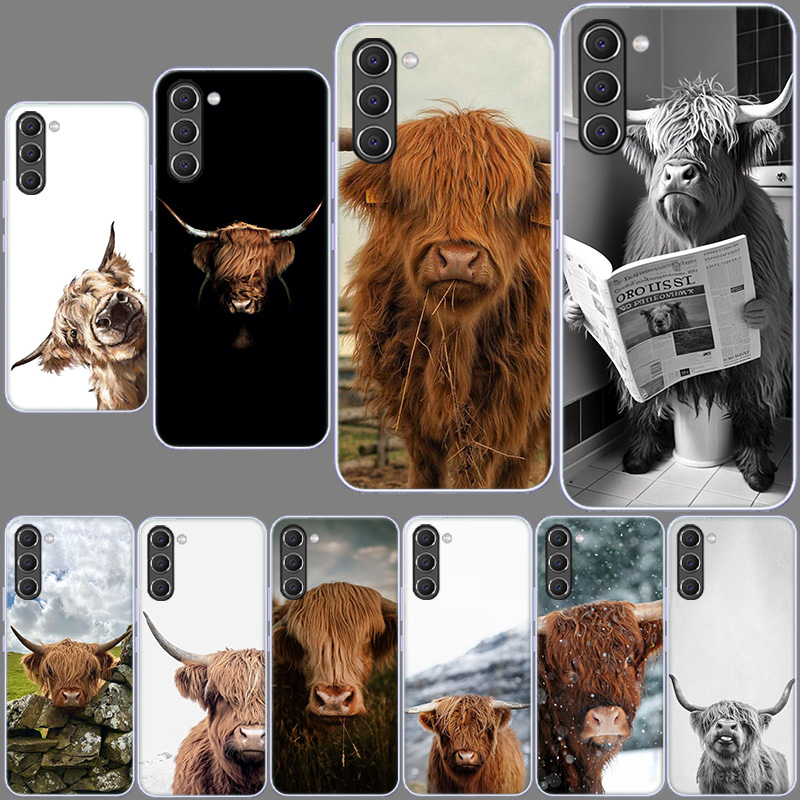Phone Cases Burga - Cute Highland Cow Phone Case for