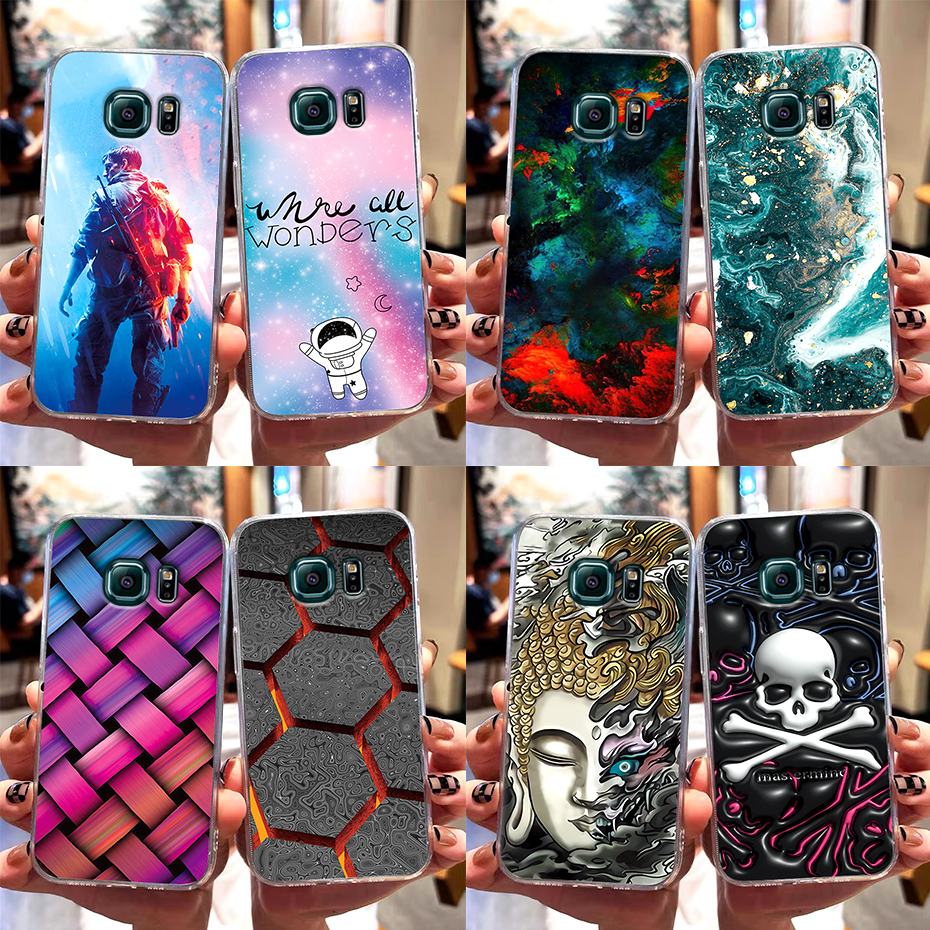 Phone Cases Burga - For Samsung Galaxy S6 Case Marble