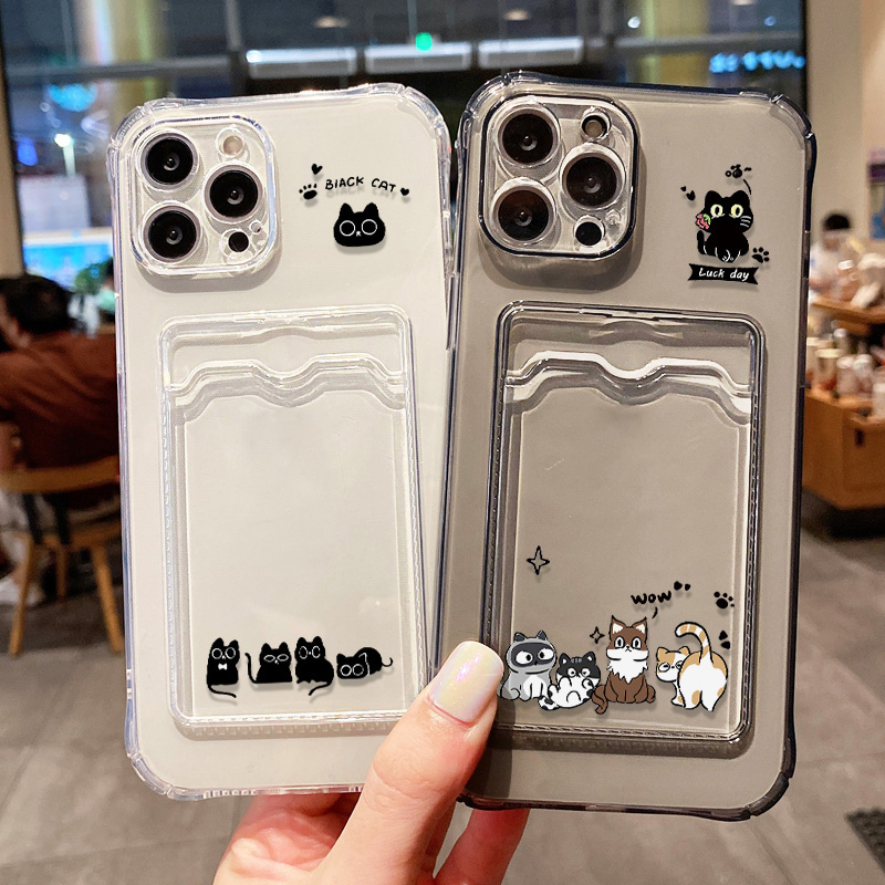 Phone Cases Cat - Cute Black Cat Phone Case For