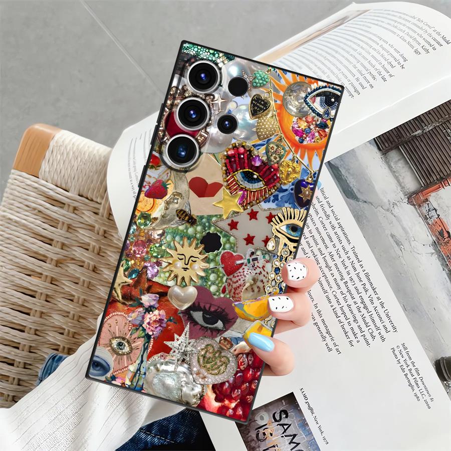 Phone Cases Galaxy S26 Ultra - Simple Pattern Funda Phone Cover Case