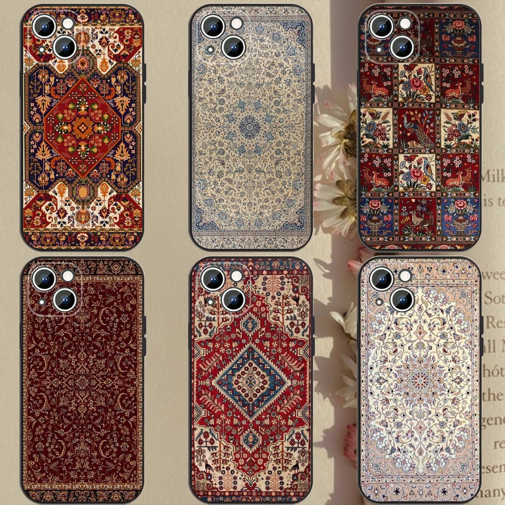 Phone Cases Burga - Persian Carpet Floral Pattern Phone Case