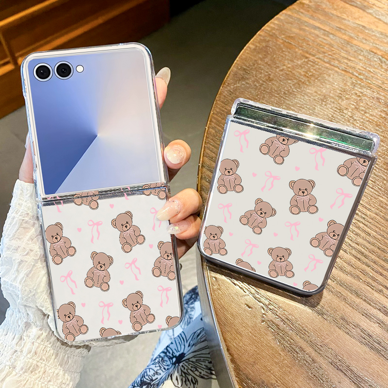 Cherry Bow Pattern Phone Case  - Phone Cases Z Flip 6 review and price