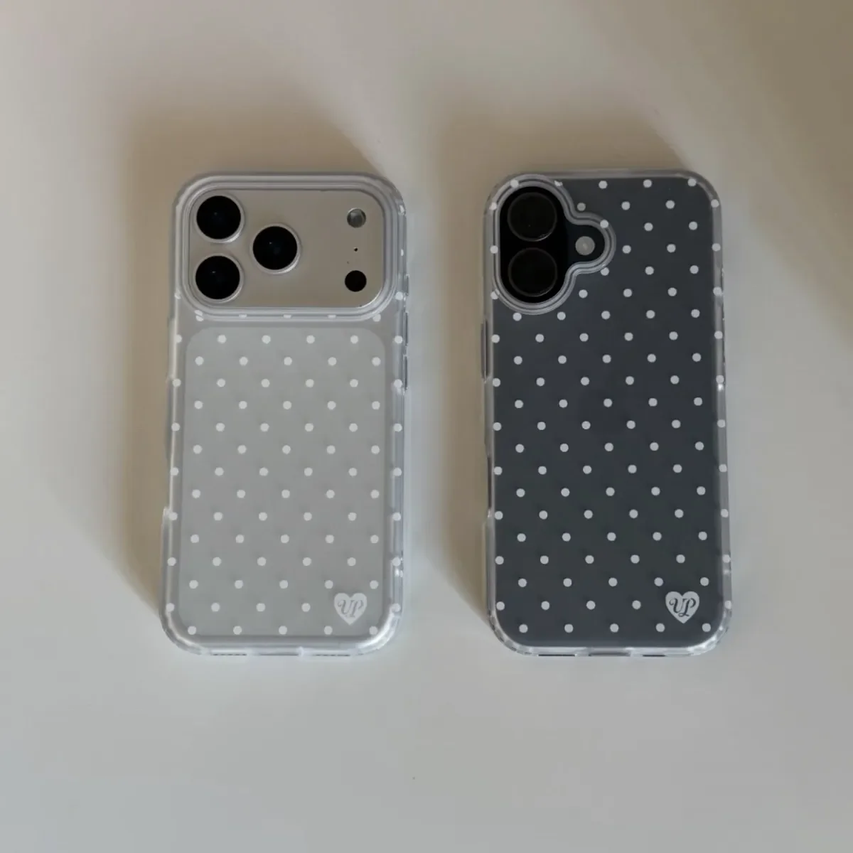 Korean Style Minimalist White  - Phone Cases Polka Dot review and price