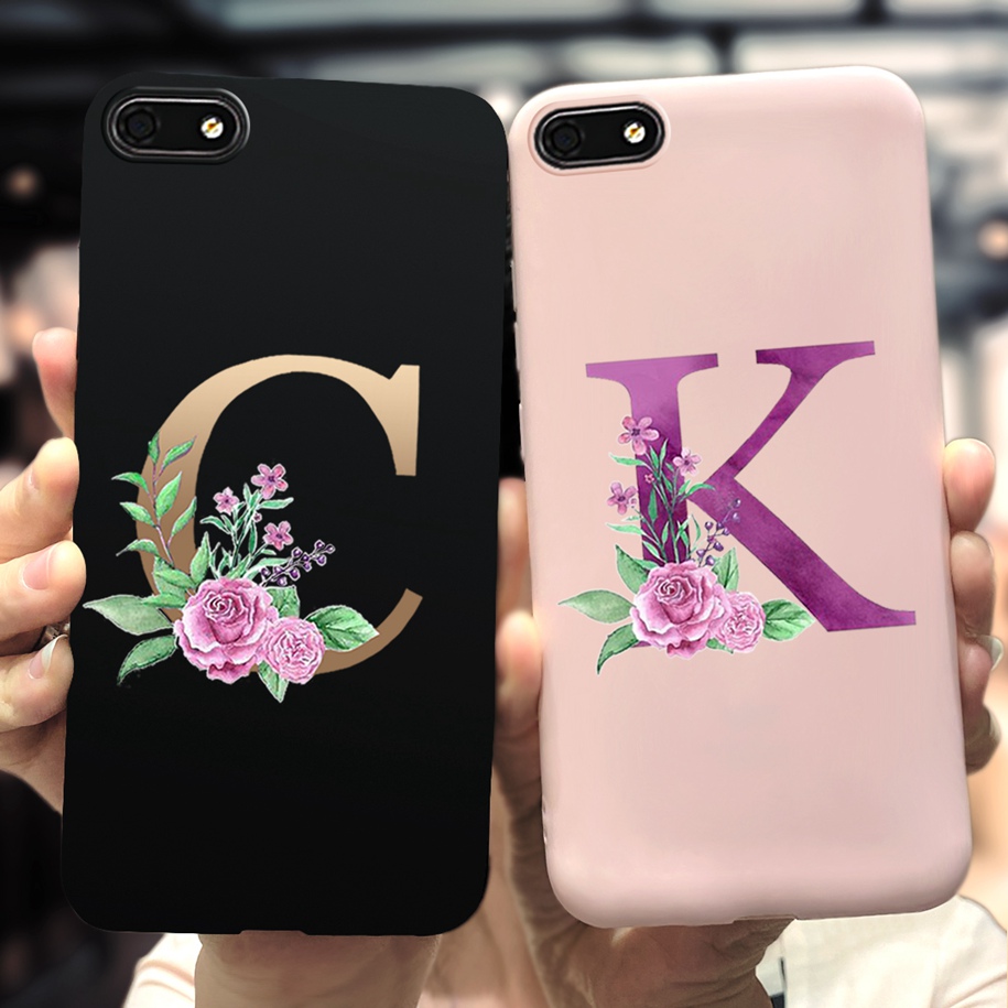 Alphabet Letter Flower Silicon - Phone Cases Burga review and price