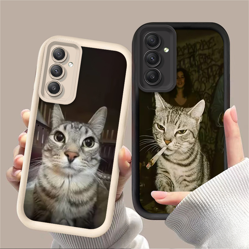 Trendy Cat Smoking Phone Case  - Phone Cases Cat review and price