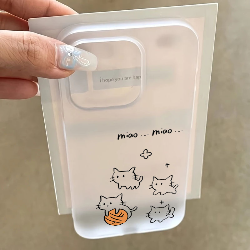 Cute Black Cat Pattern Phone C - Phone Cases Cat review and price