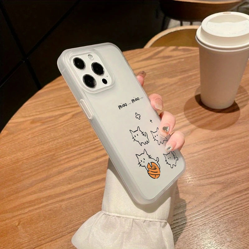 Cute Black Cat Pattern Phone C - Phone Cases Cat review and price