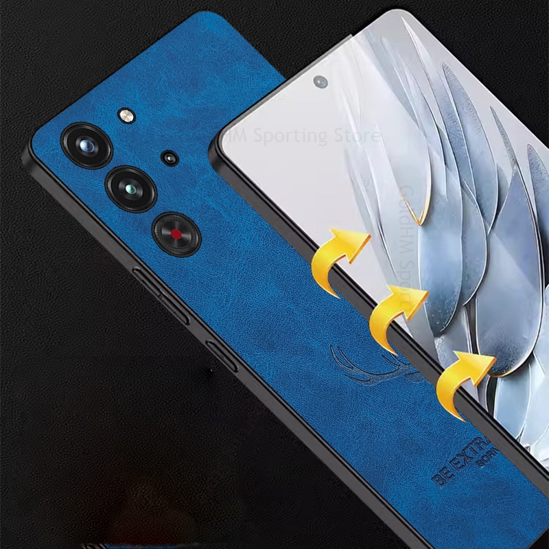 3D Cartoon Elk Deer Head Leath - Phone Cases Red Deer review and price