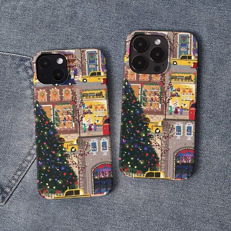 Christmas City Street Festive  - Phone Cases Nyc review and price