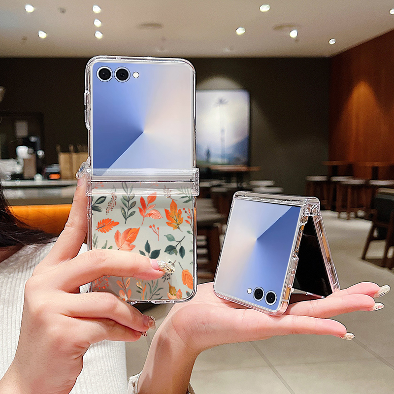 Autumn Maple Leaf Pattern Phon - Phone Cases Z Flip 6 review and price