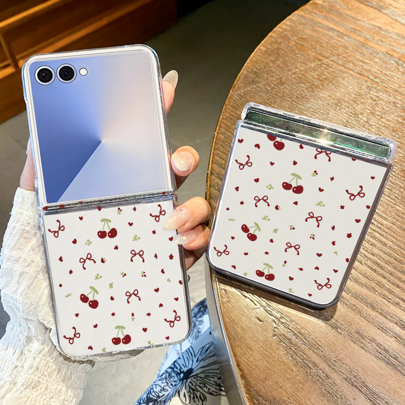 Cute Large Cherry Phone Case F - Phone Cases Z Flip 6 review and price