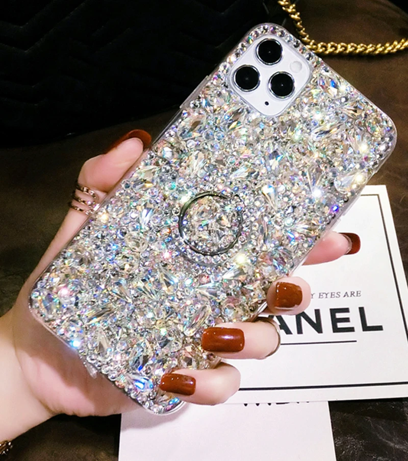 Luxury Fashion Rhinestone Colo - Phone Cases Burga review and price