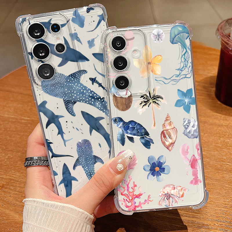 Whale Turtle Pattern Clear Pho - Phone Cases Galaxy S26 Ultra review and price