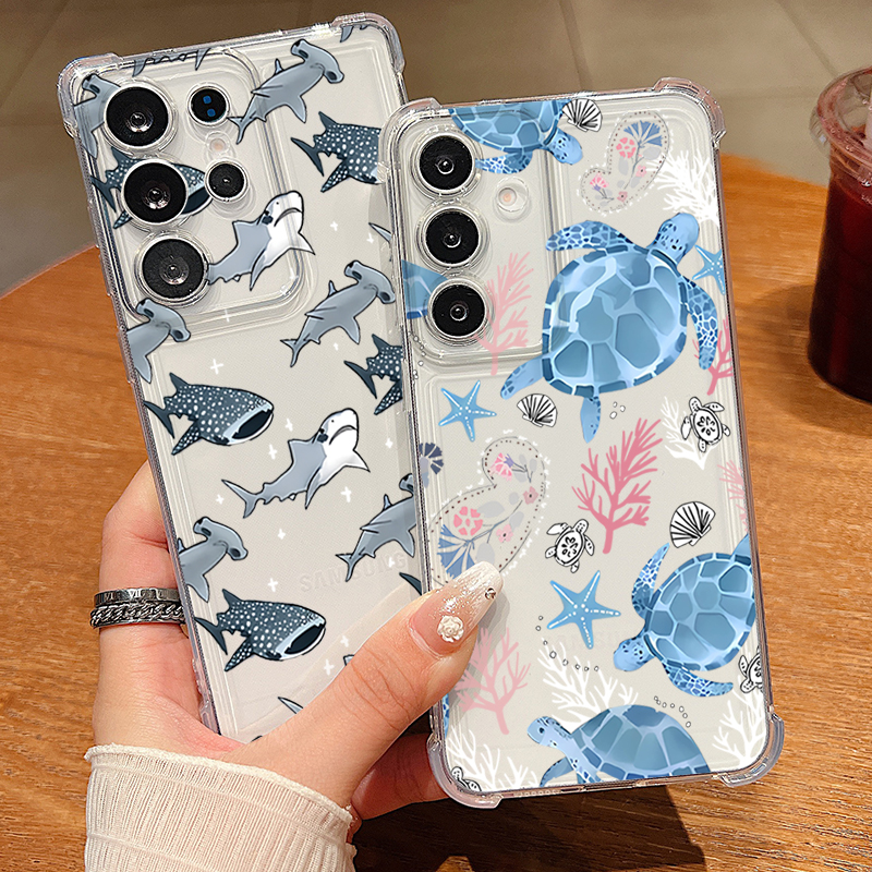 Whale Turtle Pattern Clear Pho - Phone Cases Galaxy S26 Ultra review and price