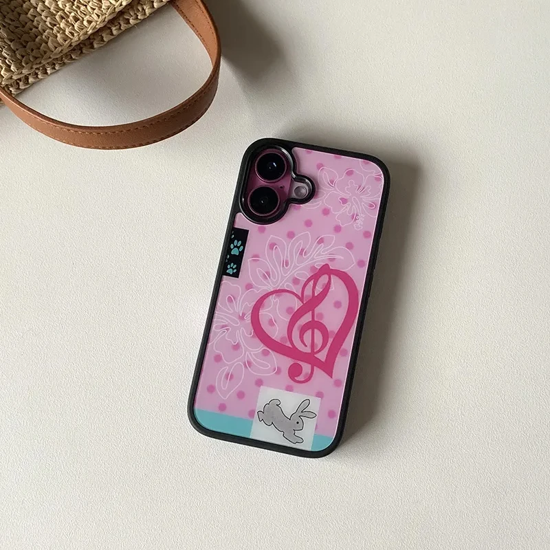 Fashion Cute Girl Pink Rabbit  - Phone Cases For Girls review and price