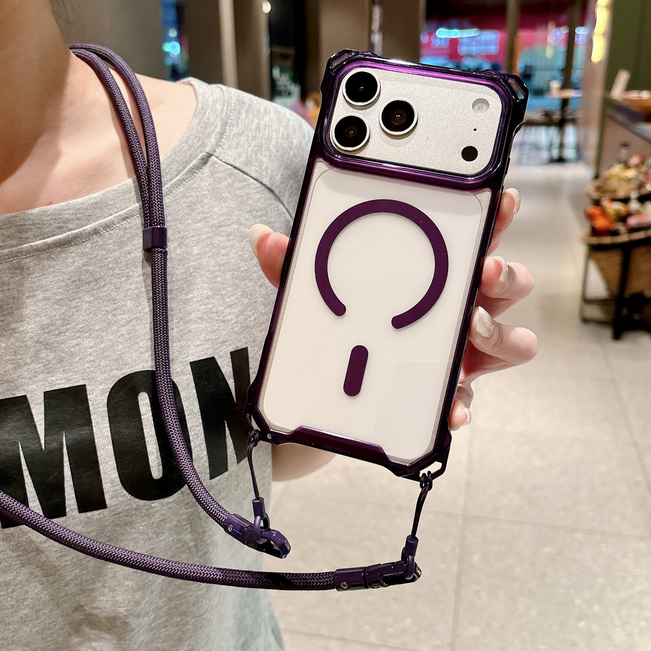 Clear Magnetic Lanyard Phone C - Phone Cases With Magsafe review and price