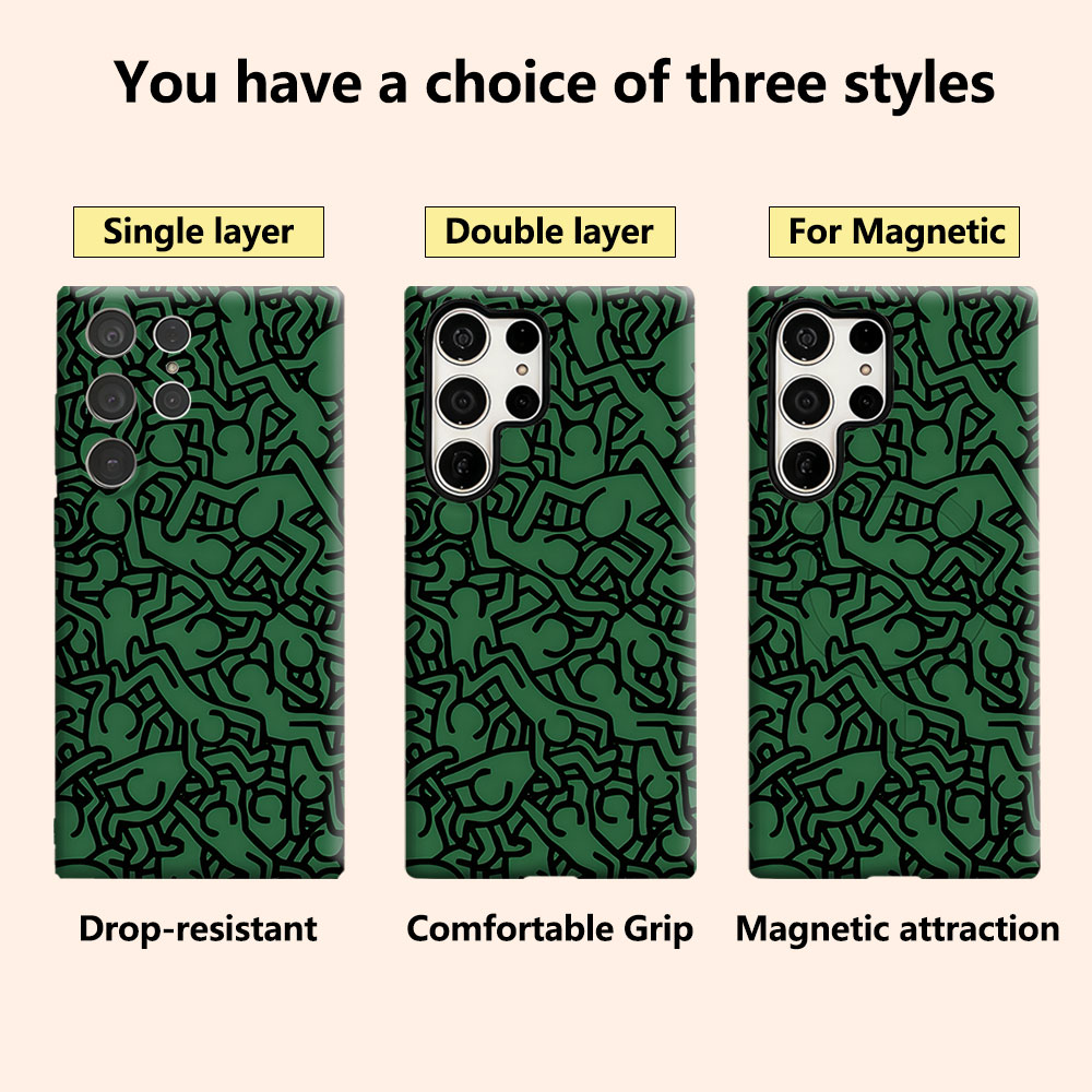 K-Keith-s H-Haring-s Inspired  - Phone Cases Galaxy S26 Ultra review and price