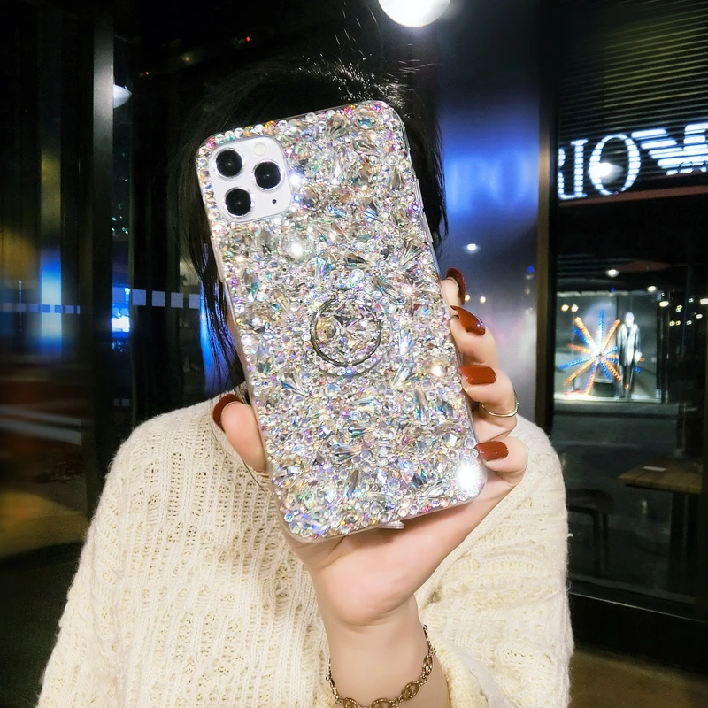 Luxury Fashion Rhinestone Colo - Phone Cases Brand review and price