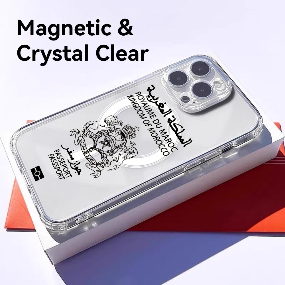 Cool Morocco Passport Phone Ca - Phone Cases With Magsafe review and price