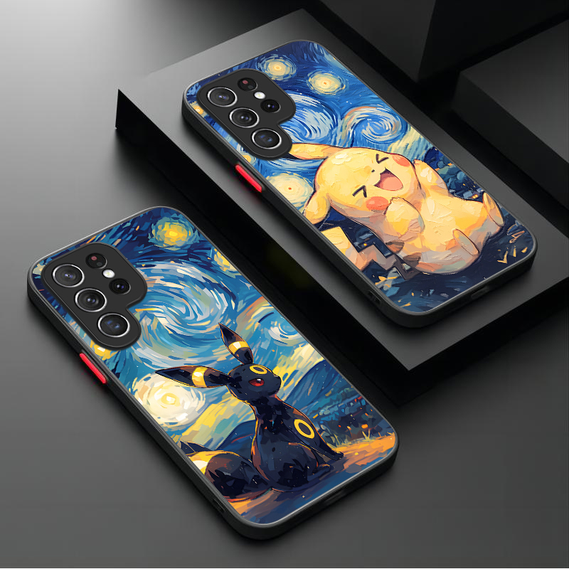 Pokemon Gengar Pikachu Case Fo - Phone Cases For Samsung S21 5G review and price