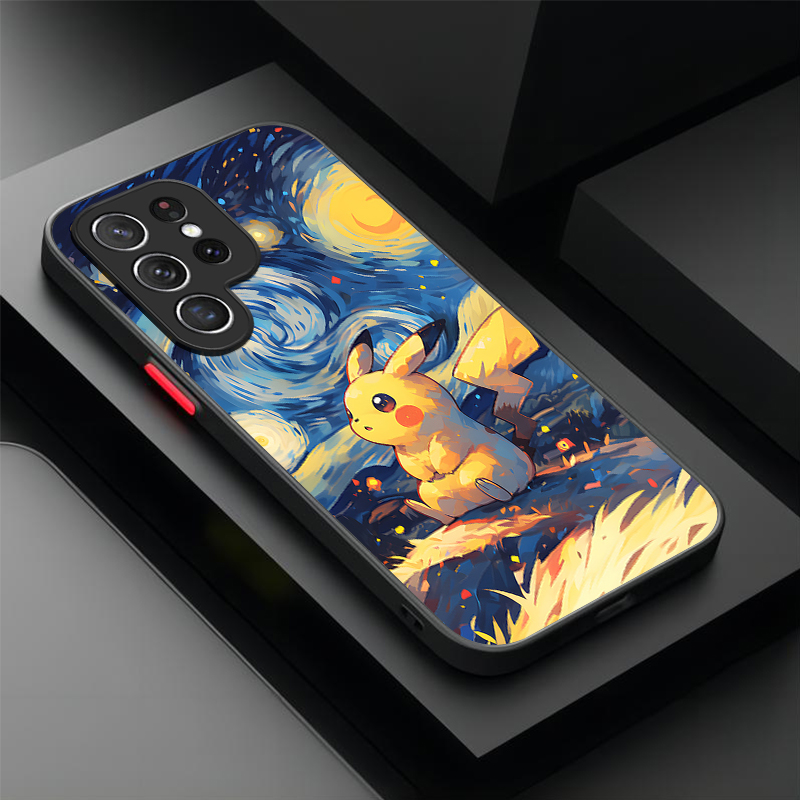 Pokemon Gengar Pikachu Case Fo - Phone Cases For Samsung S21 5G review and price