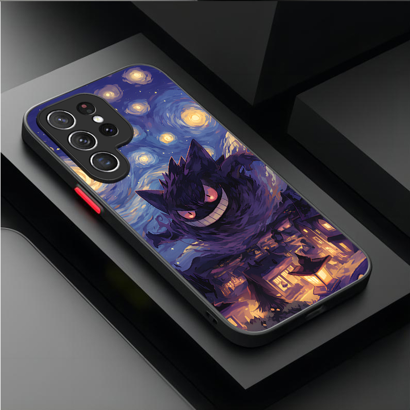 Pokemon Gengar Pikachu Case Fo - Phone Cases For Samsung S21 5G review and price