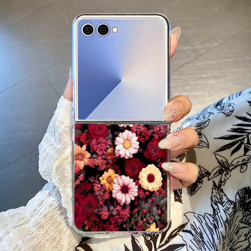 Little Flower Pattern Phone Ca - Phone Cases Z Flip 6 review and price