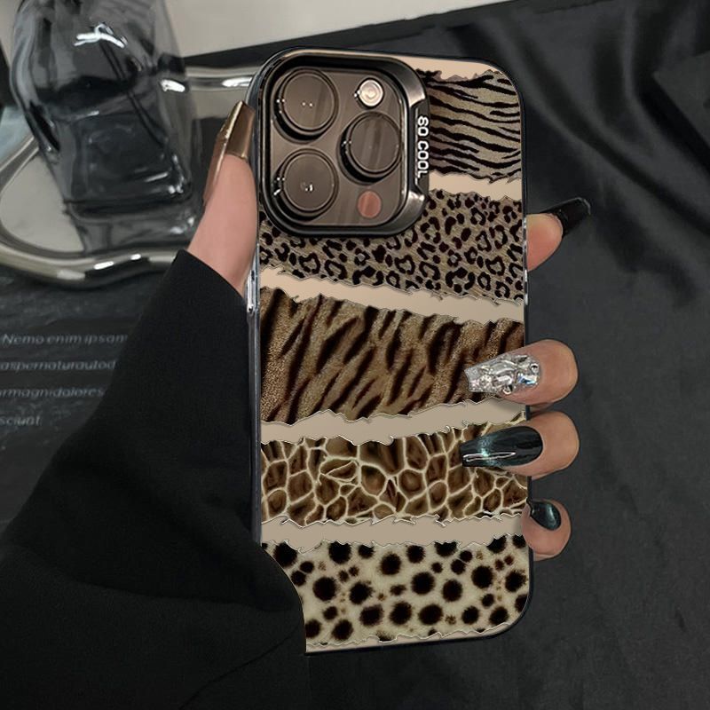 Luxury Brown Leopard Y2K Phone - Phone Cases Burga review and price