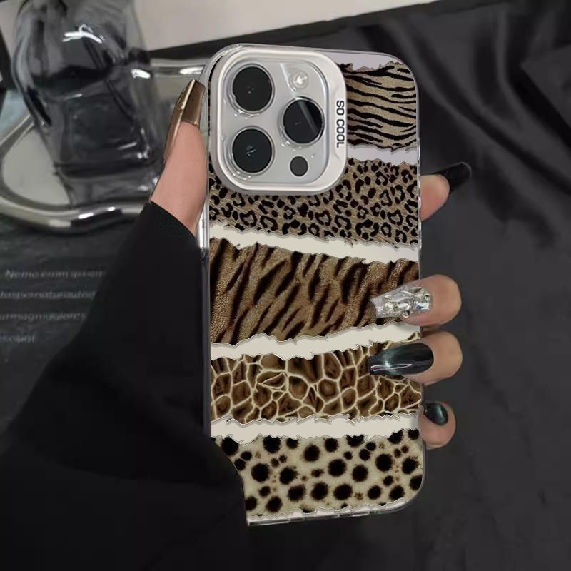 Luxury Brown Leopard Y2K Phone - Phone Cases Burga review and price