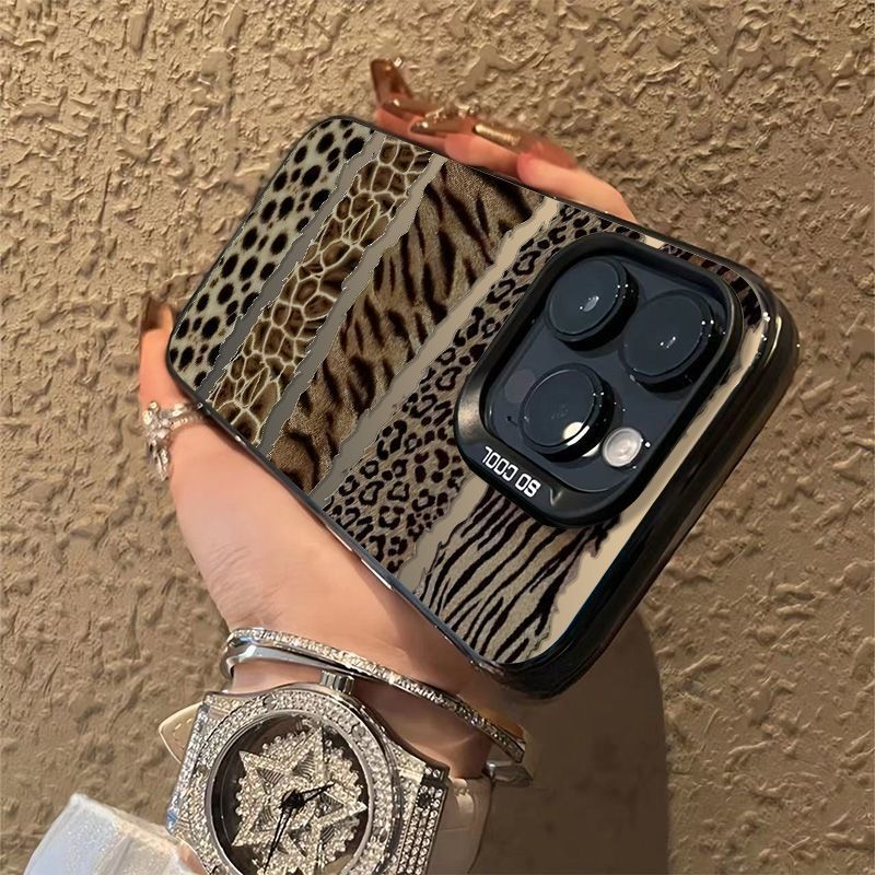 Luxury Brown Leopard Y2K Phone - Phone Cases Burga review and price