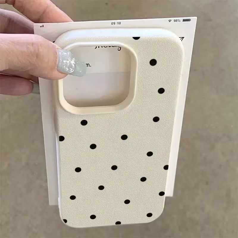 Black Polka Dots Phone Case Fo - Phone Cases Polka Dot review and price