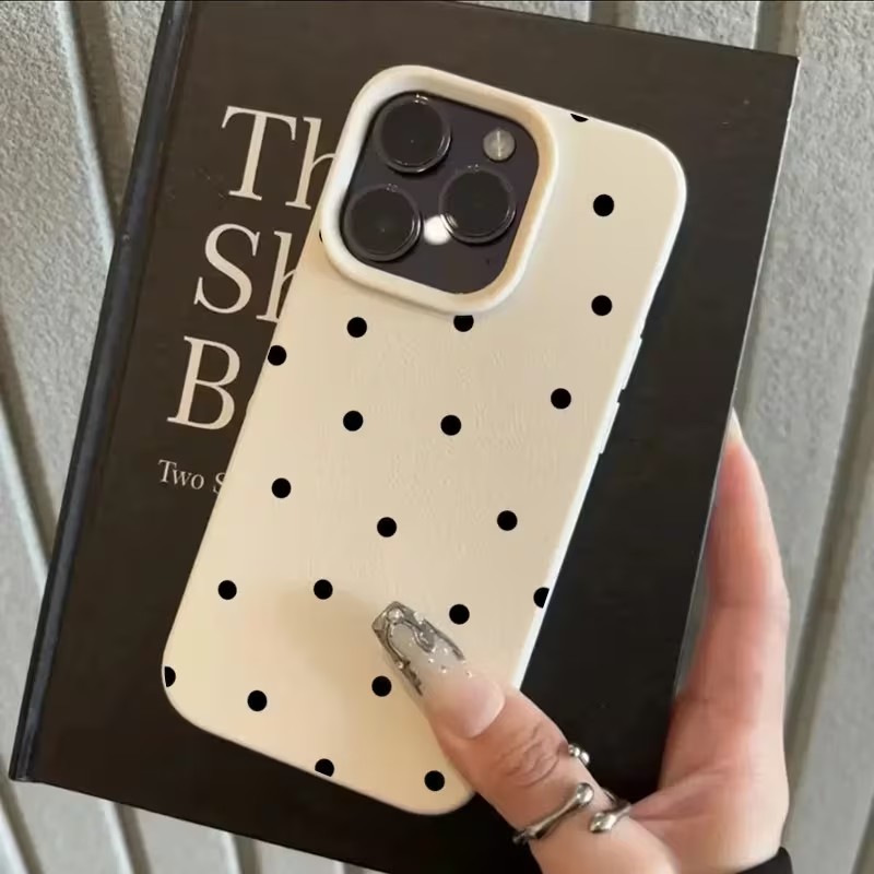 Black Polka Dots Phone Case Fo - Phone Cases Polka Dot review and price