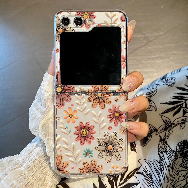Realistic Floral Print Phone C - Phone Cases Z Flip 6 review and price