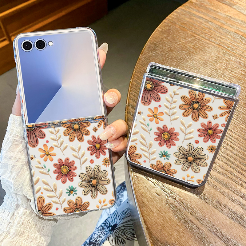 Realistic Floral Print Phone C - Phone Cases Z Flip 6 review and price