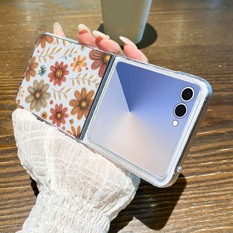 Realistic Floral Print Phone C - Phone Cases Z Flip 6 review and price