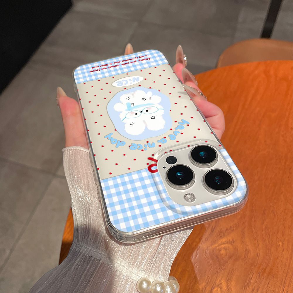 Cartoon Cute Rabbit Red Polka  - Phone Cases Polka Dot review and price