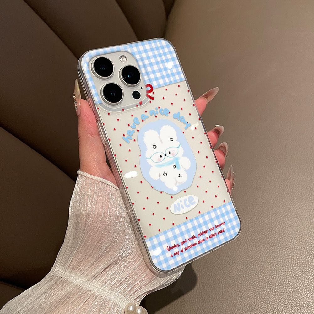 Cartoon Cute Rabbit Red Polka  - Phone Cases Polka Dot review and price