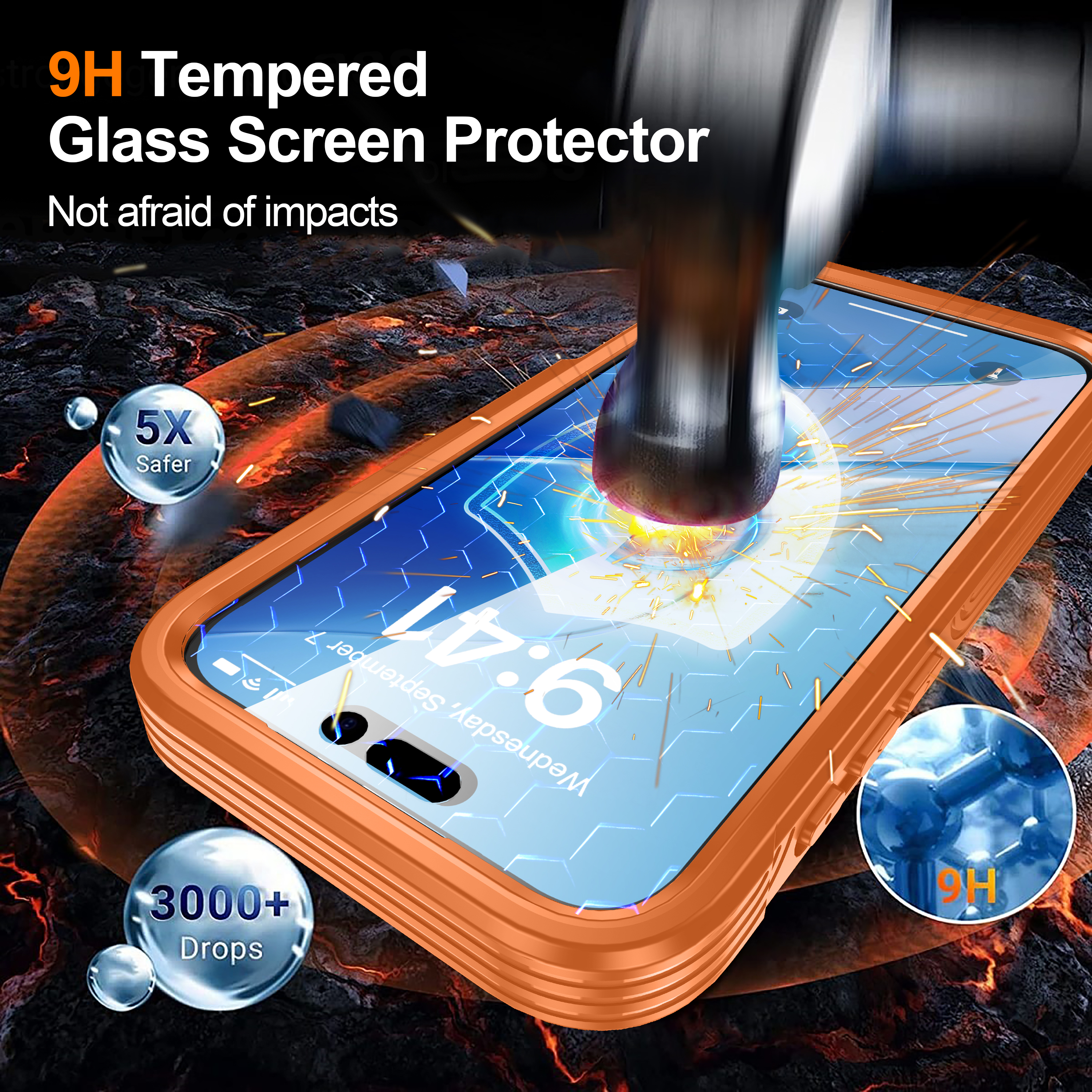 Brand new color magnetic shock - Phone Cases Brand review and price