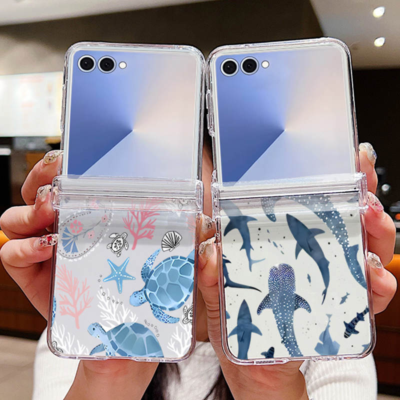 Sharks Shells Phone Case For S - Phone Cases Z Flip 6 review and price