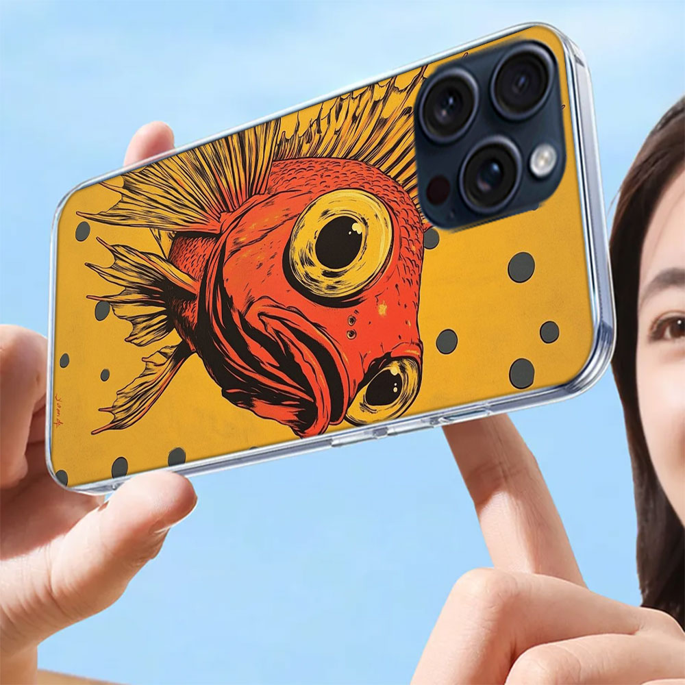 Pop Art Drawing Ideas Fish Cle - Phone Cases Drawing Ideas review and price