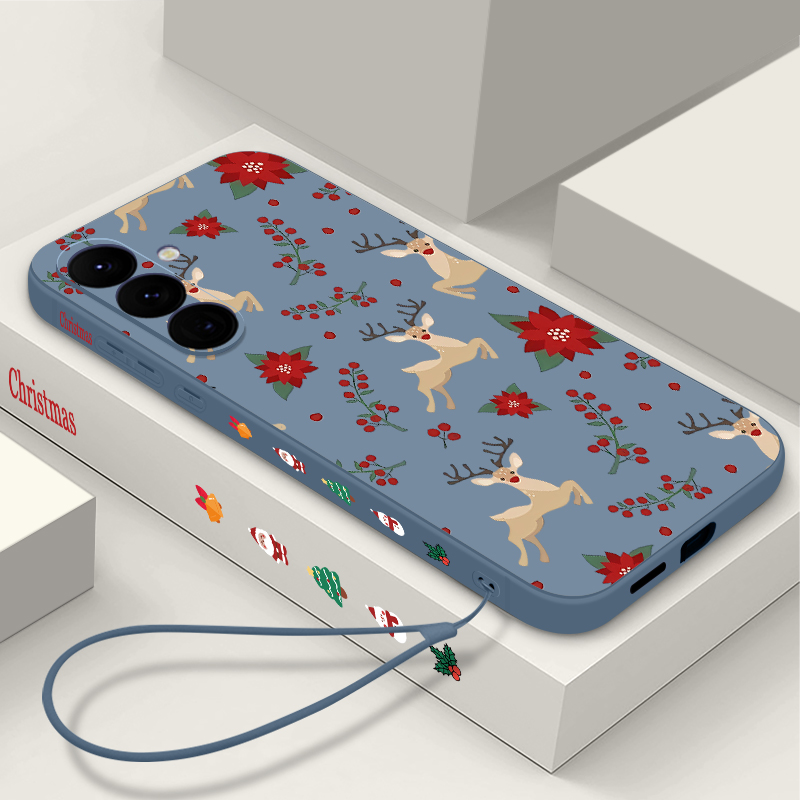 Red Deer Flowers Pattern Phone - Phone Cases Red Deer review and price