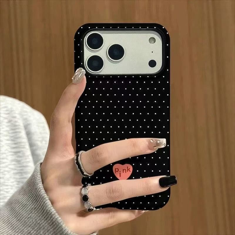 Fresh Simple Black Polka Dot H - Phone Cases Polka Dot review and price