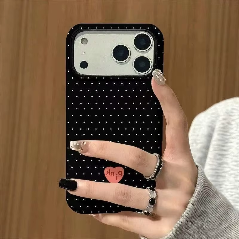 Fresh Simple Black Polka Dot H - Phone Cases Polka Dot review and price