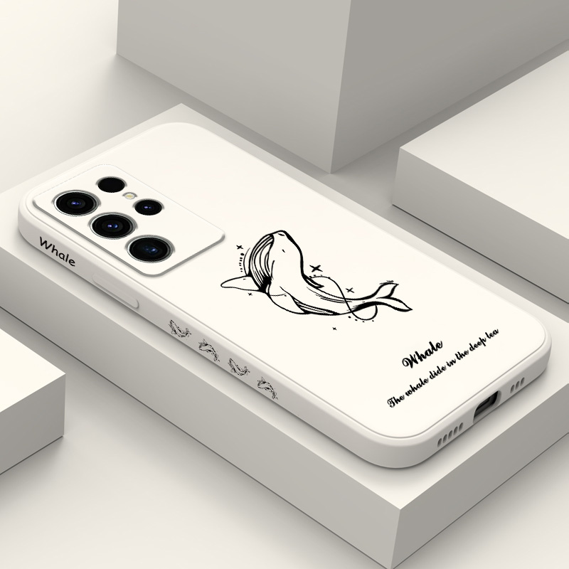 Pale Gray Whale Phone Case For - Phone Cases Burga review and price