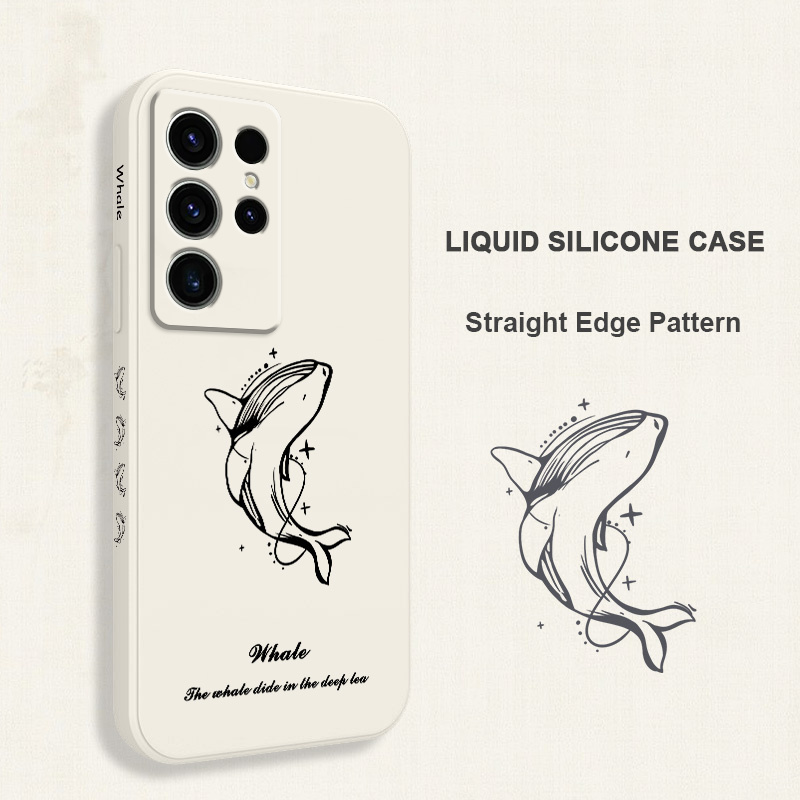 Pale Gray Whale Phone Case For - Phone Cases Burga review and price